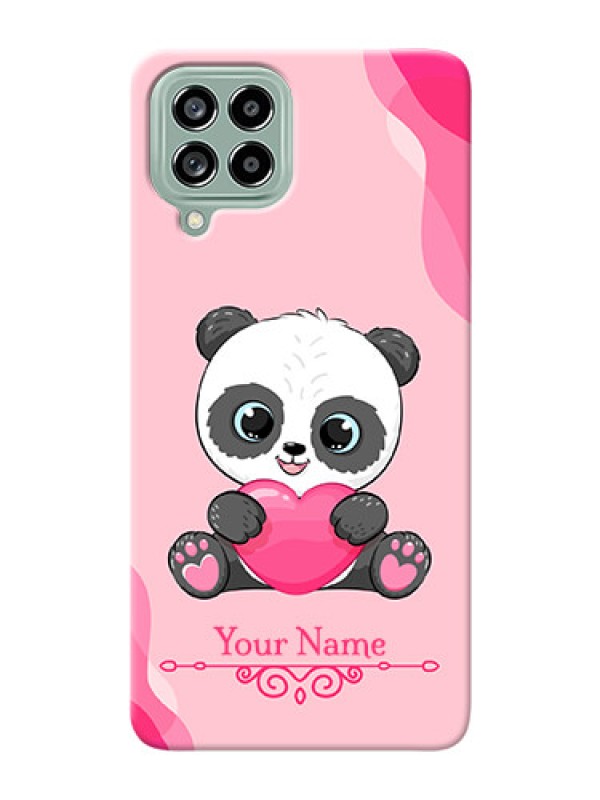 Custom Galaxy M53 5G Mobile Back Covers: Cute Panda Design
