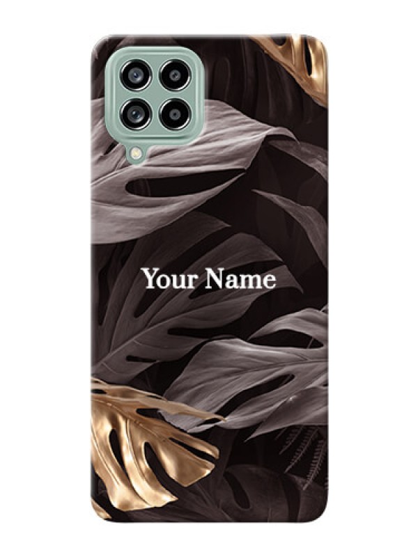 Custom Galaxy M53 5G Mobile Back Covers: Wild Leaves digital paint Design