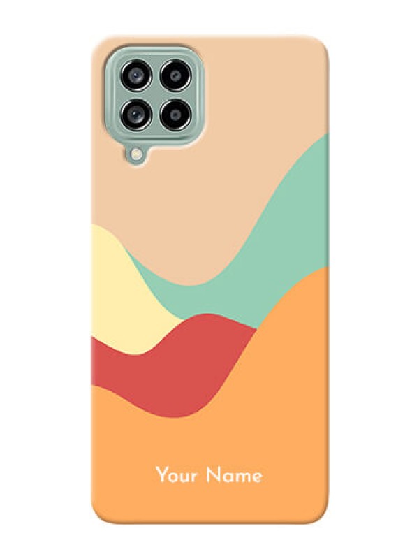 Custom Galaxy M53 5G Custom Mobile Case with Ocean Waves Multi-colour Design