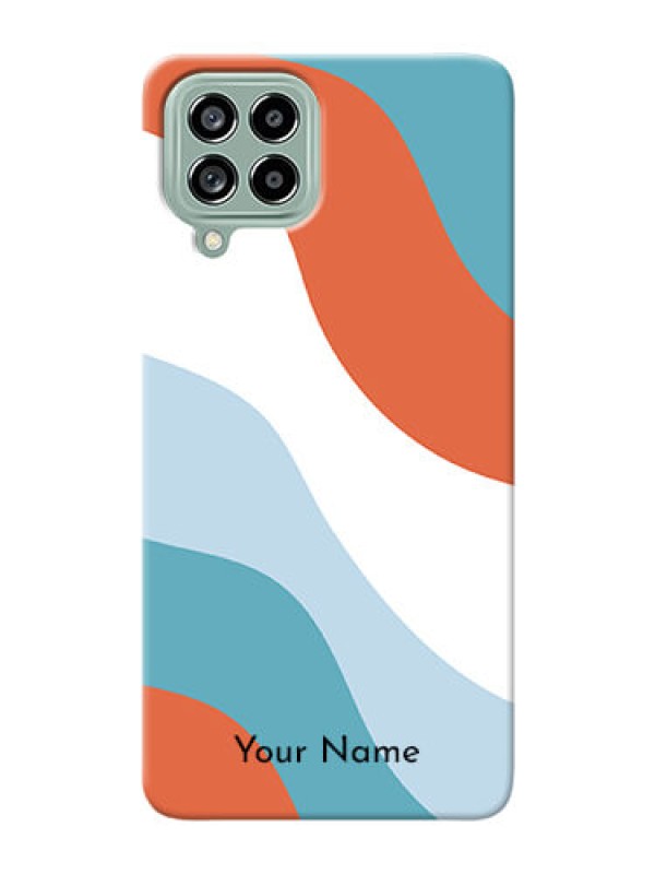 Custom Galaxy M53 5G Mobile Back Covers: coloured Waves Design