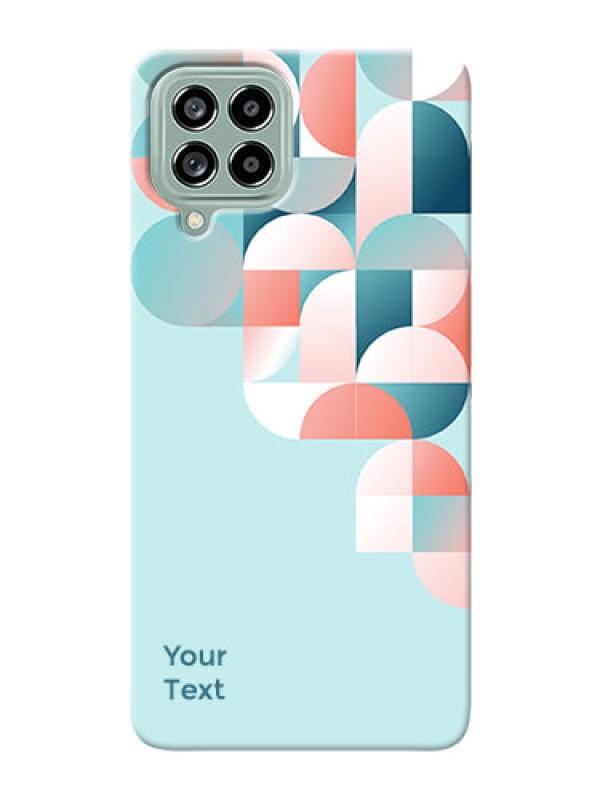 Custom Galaxy M53 5G Back Covers: Stylish Semi-circle Pattern Design