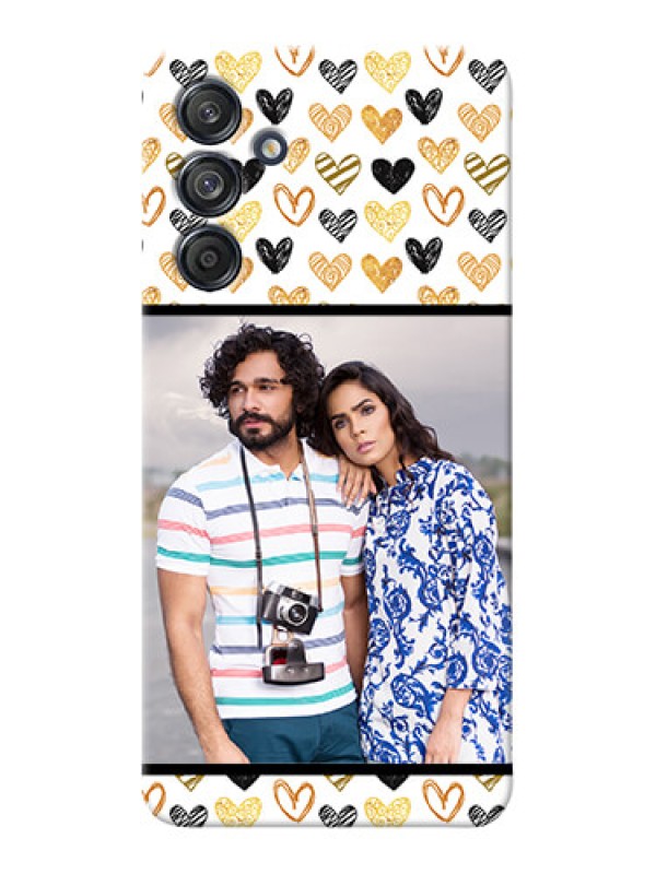 Custom Galaxy M55 5G Personalized Mobile Cases: Love Symbol Design