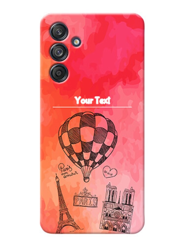 Custom Galaxy M55 5G Personalized Mobile Covers: Paris Theme Design