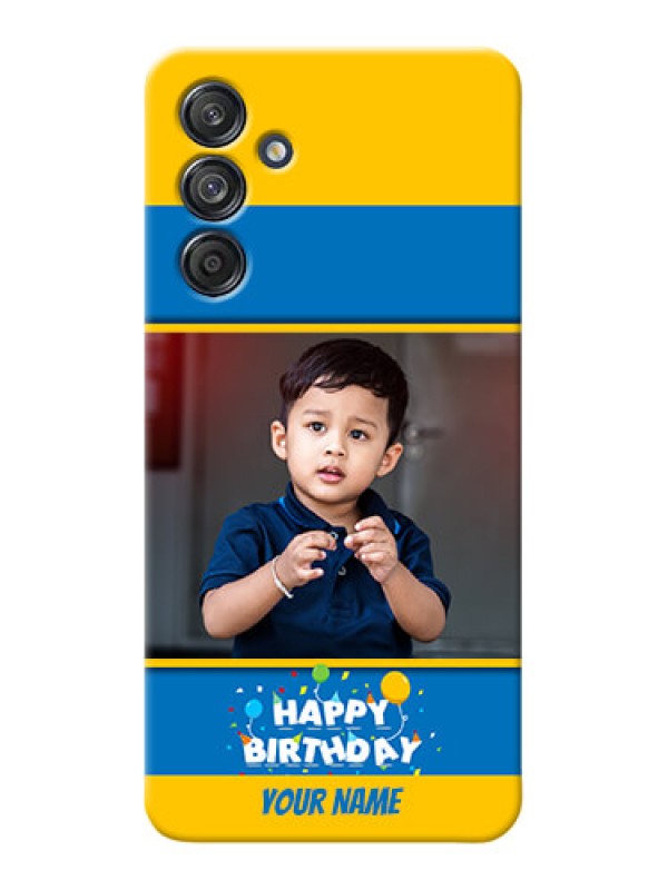 Custom Galaxy M55 5G Mobile Back Covers Online: Birthday Wishes Design