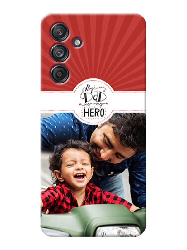 Custom Galaxy M55 5G custom mobile phone cases: My Dad Hero Design