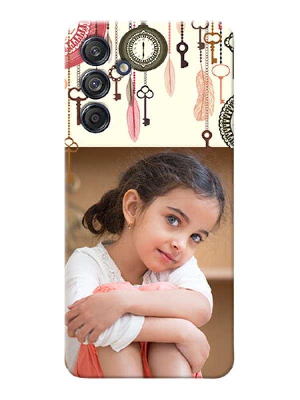 Custom Galaxy M55 5G Phone Back Covers: Boho Style Design