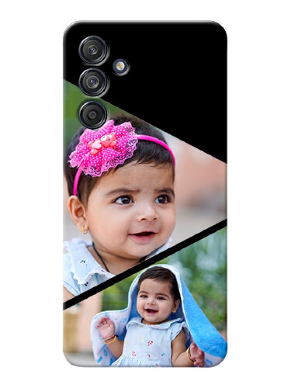 Custom Galaxy M55 5G mobile back covers online: Semi Cut Design