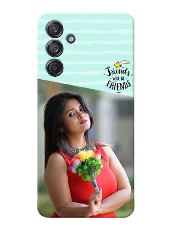 Custom Galaxy M55s 5G Mobile Back Covers: Friends Picture Icon Design