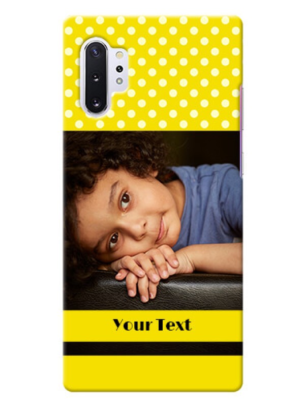 Custom Galaxy Note 10 Plus Custom Mobile Covers: Bright Yellow Case Design