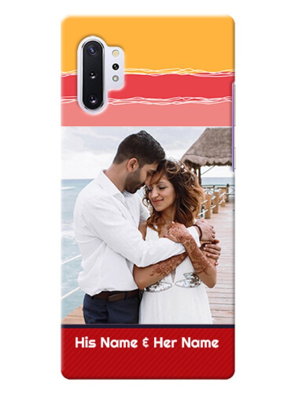 Custom Galaxy Note 10 Plus custom mobile phone covers: Colorful Case Design