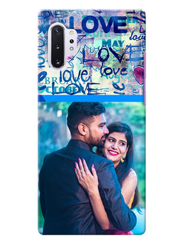 Custom Galaxy Note 10 Plus Mobile Covers Online: Colorful Love Design