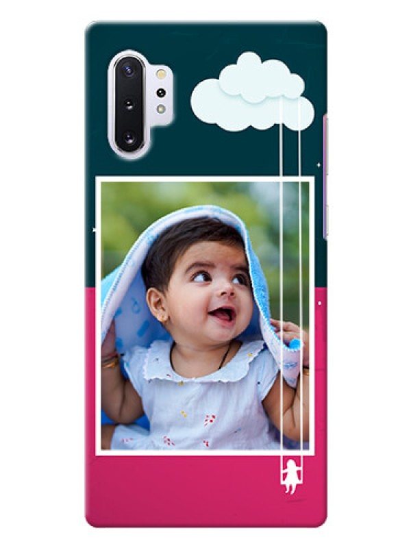 Custom Galaxy Note 10 Plus custom phone covers: Cute Girl with Cloud Design