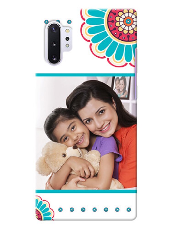 Custom Galaxy Note 10 Plus custom mobile phone cases: Flower Design