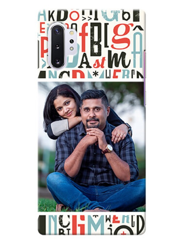 Custom Galaxy Note 10 Plus custom mobile phone covers: Alphabet Design