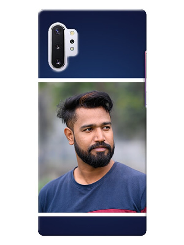 Custom Galaxy Note 10 Plus Mobile Cases: Simple Royal Blue Design