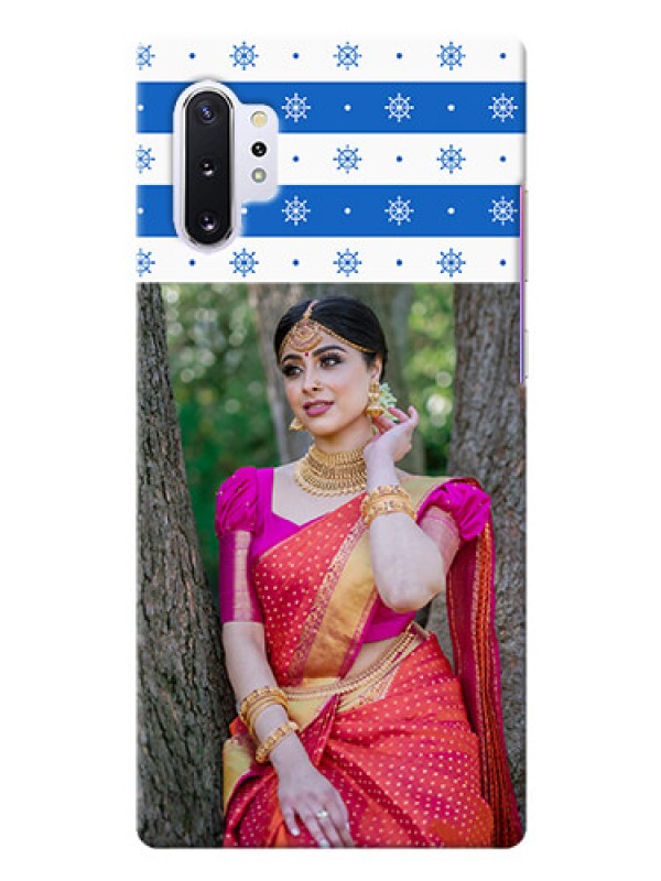 Custom Galaxy Note 10 Plus custom mobile covers: Snow Pattern Design