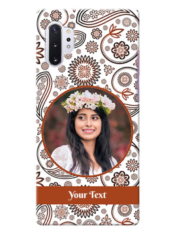 Custom Galaxy Note 10 Plus phone cases online: Abstract Floral Design 