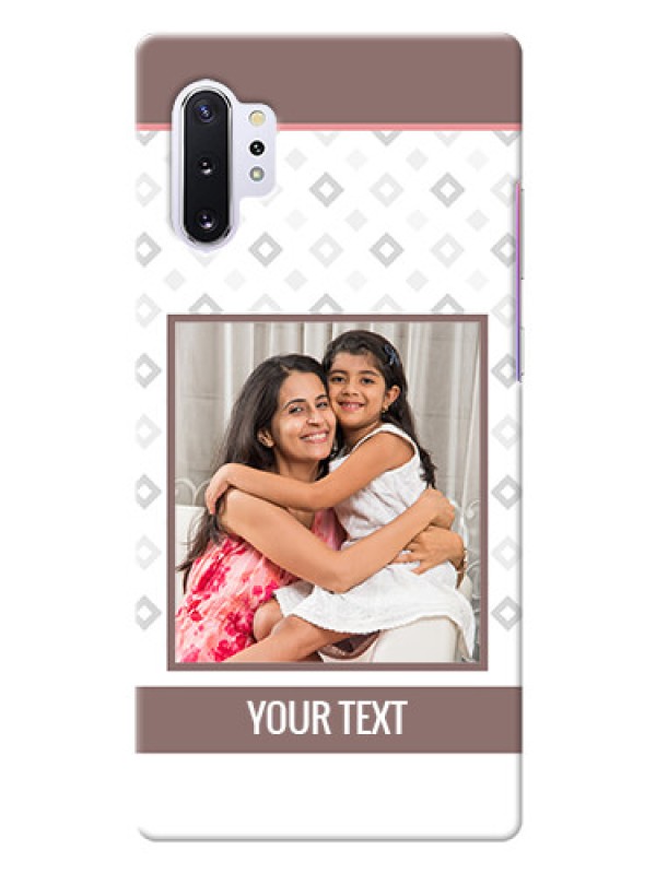 Custom Galaxy Note 10 Plus custom back covers: Simple Diamond Design