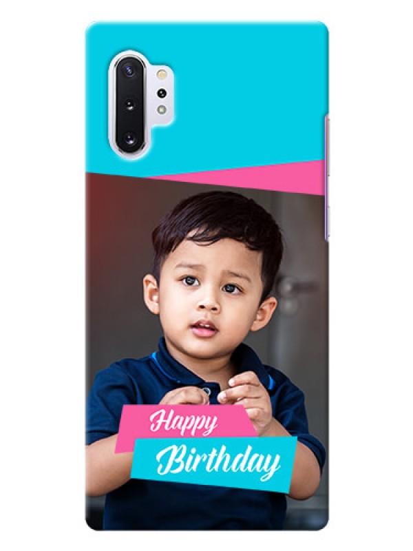 Custom Galaxy Note 10 Plus Mobile Covers: Image Holder with 2 Color Design