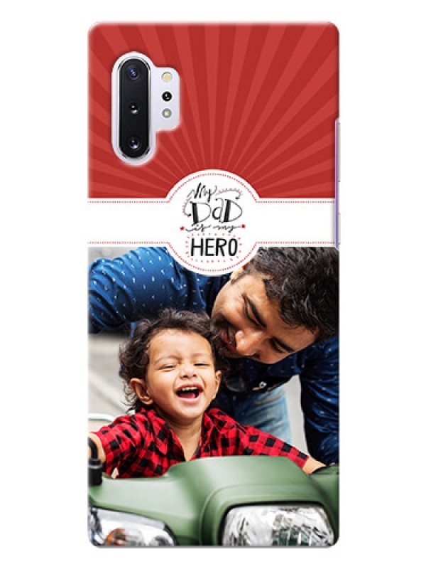 Custom Galaxy Note 10 Plus custom mobile phone cases: My Dad Hero Design