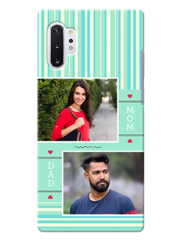 Custom Galaxy Note 10 Plus custom mobile phone covers: Mom & Dad Pic Design