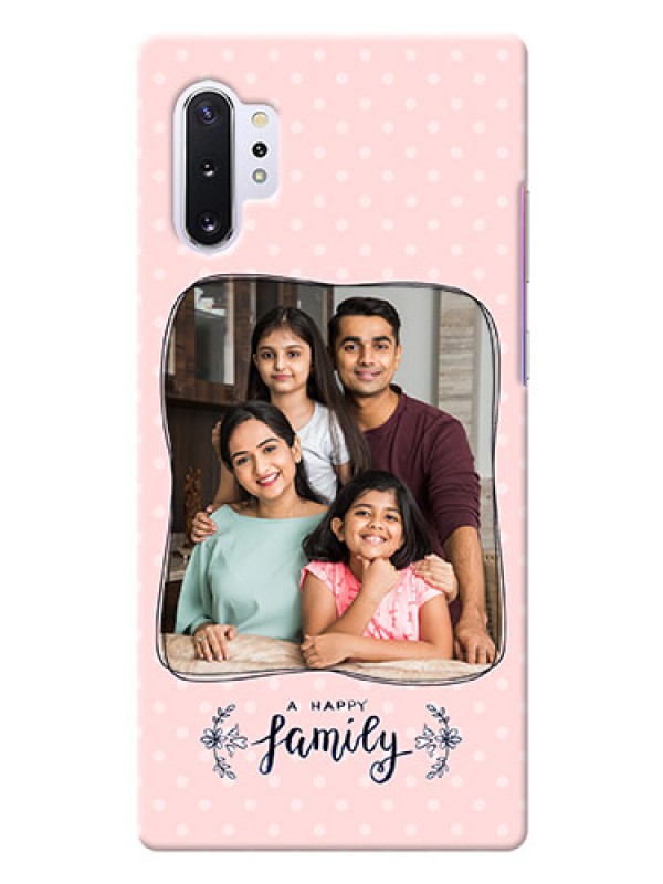 Custom Galaxy Note 10 Plus Personalized Phone Cases: Family with Dots Design