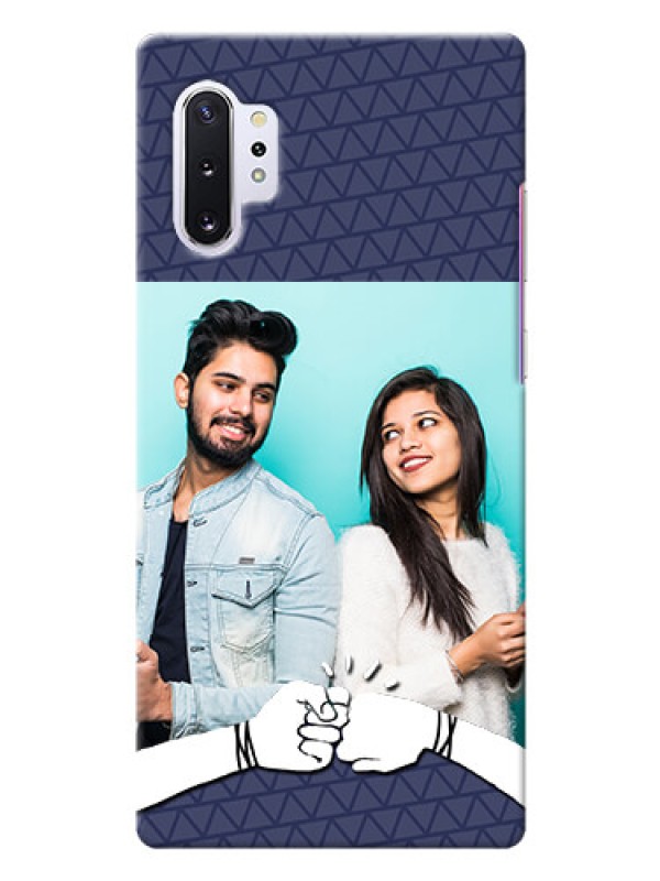 Custom Galaxy Note 10 Plus Mobile Covers Online with Best Friends Design  