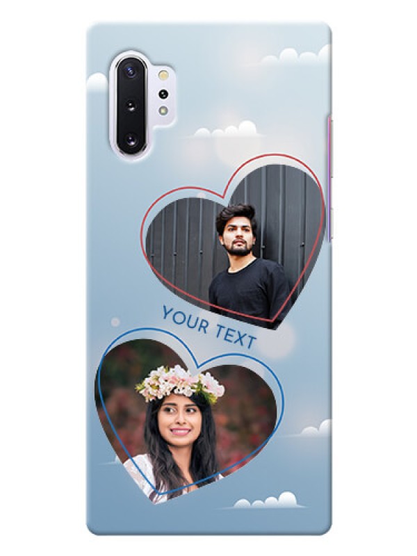 Custom Galaxy Note 10 Plus Phone Cases: Blue Color Couple Design 