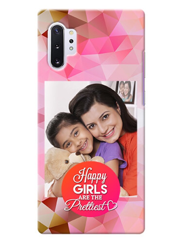 Custom Galaxy Note 10 Plus Personalized Phone Covers: Abstract Triangle Design