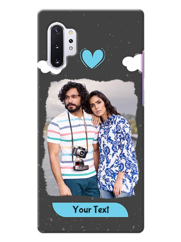 Custom Galaxy Note 10 Plus Mobile Back Covers: splashes with love doodles Design