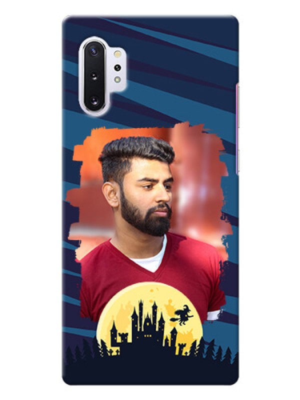 Custom Galaxy Note 10 Plus Back Covers: Halloween Witch Design 