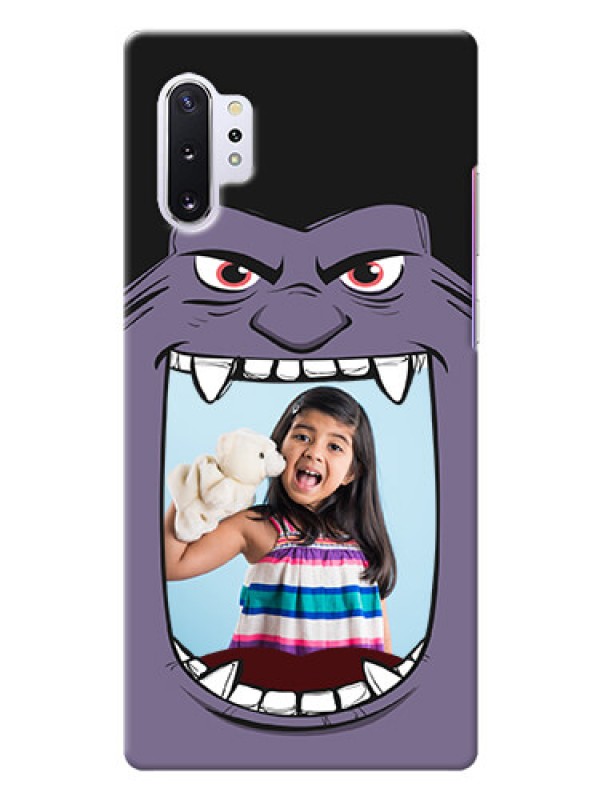 Custom Galaxy Note 10 Plus Personalised Phone Covers: Angry Monster Design