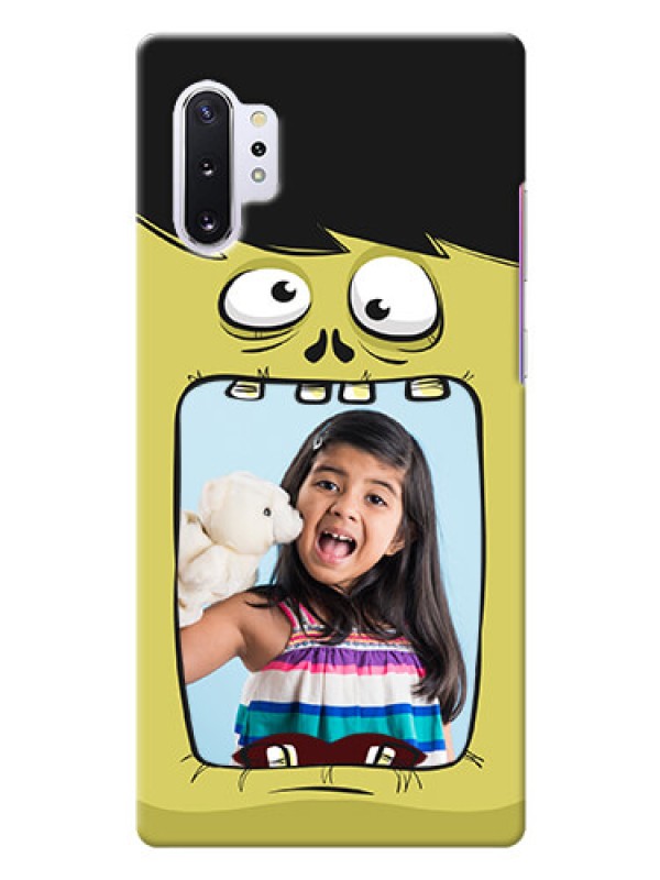 Custom Galaxy Note 10 Plus Mobile Covers: Cartoon monster back case Design