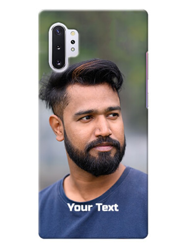 Custom Galaxy Note 10 Plus Mobile Cover: Photo with Text