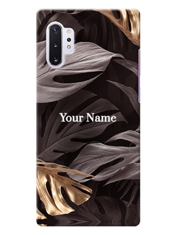 Custom Galaxy Note 10 Plus Mobile Back Covers: Wild Leaves digital paint Design