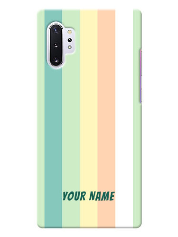 Custom Galaxy Note 10 Plus Back Covers: Multi-colour Stripes Design