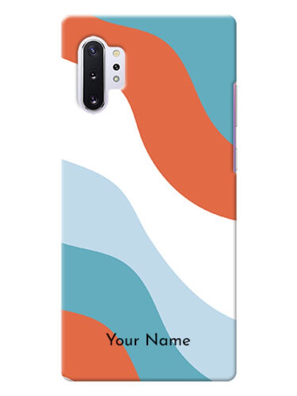 Custom Galaxy Note 10 Plus Mobile Back Covers: coloured Waves Design