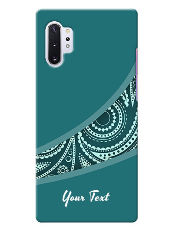 Custom Galaxy Note 10 Plus Custom Phone Covers: semi visible floral Design