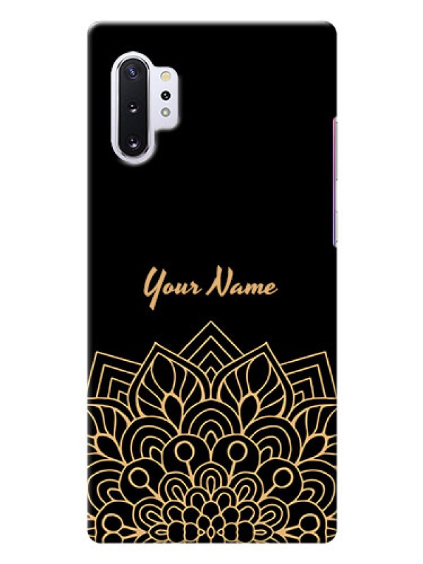 Custom Galaxy Note 10 Plus Back Covers: Golden mandala Design