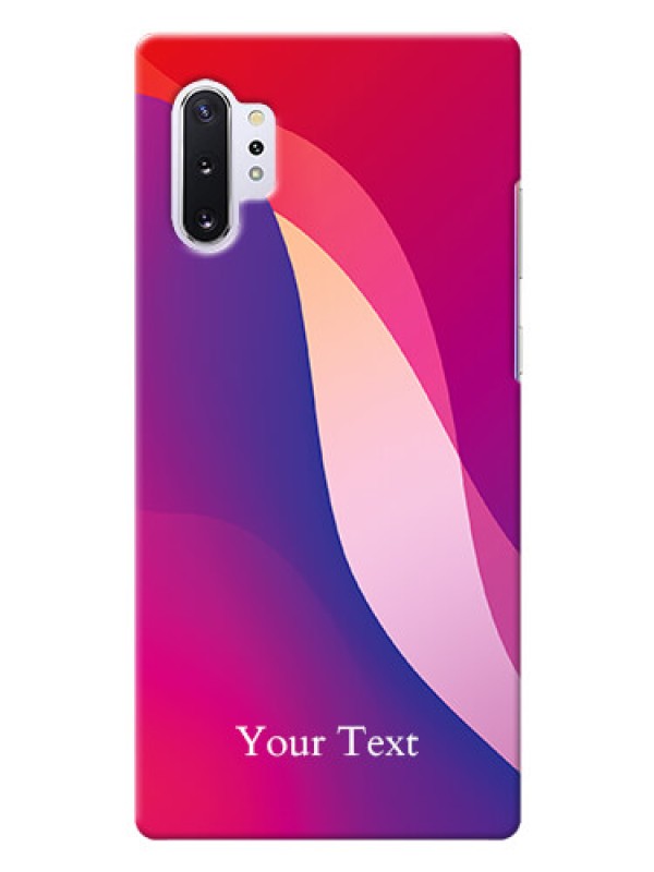 Custom Galaxy Note 10 Plus Mobile Back Covers: Digital abstract Overlap Design