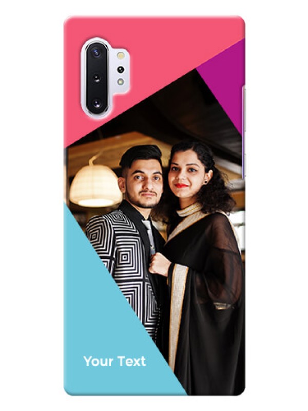 Custom Galaxy Note 10 Plus Custom Phone Cases: Stacked Triple colour Design