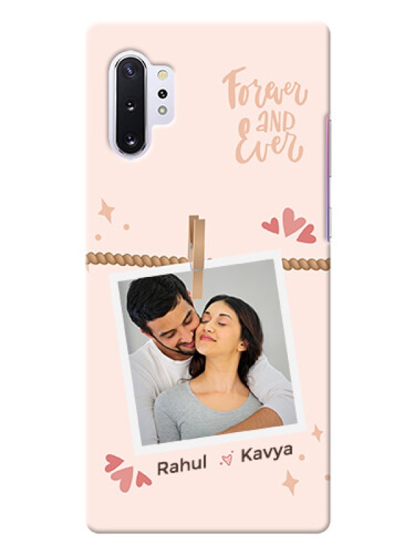 Custom Galaxy Note 10 Plus Phone Back Covers: Forever and ever love Design