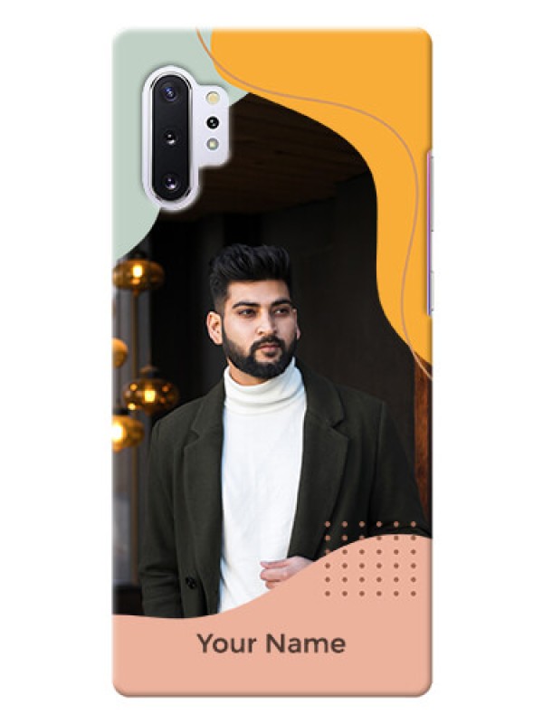 Custom Galaxy Note 10 Plus Custom Phone Cases: Tri-coloured overlay design