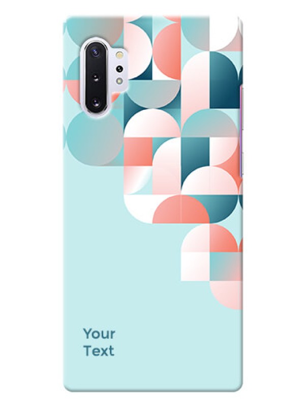 Custom Galaxy Note 10 Plus Back Covers: Stylish Semi-circle Pattern Design