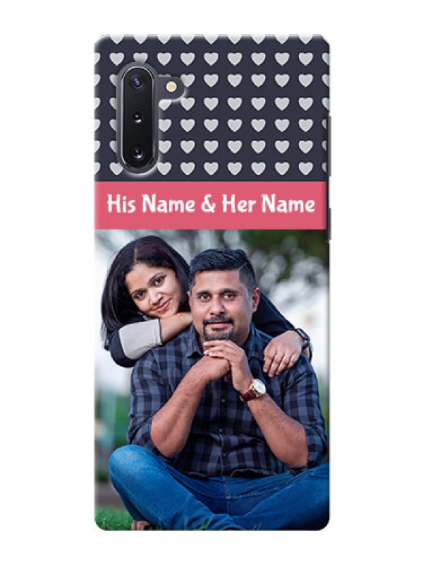 Custom Galaxy Note 10 Custom Mobile Case with Love Symbols Design