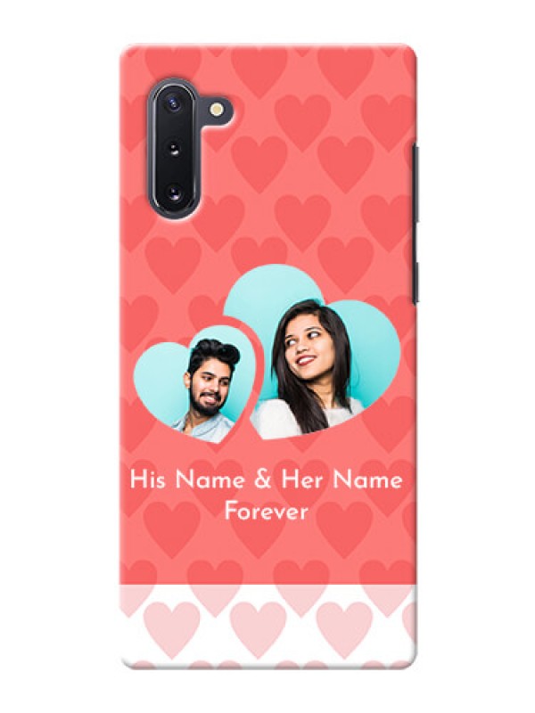 Custom Galaxy Note 10 personalized phone covers: Couple Pic Upload Design