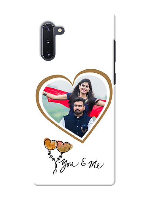 Custom Galaxy Note 10 customized phone cases: You & Me Design