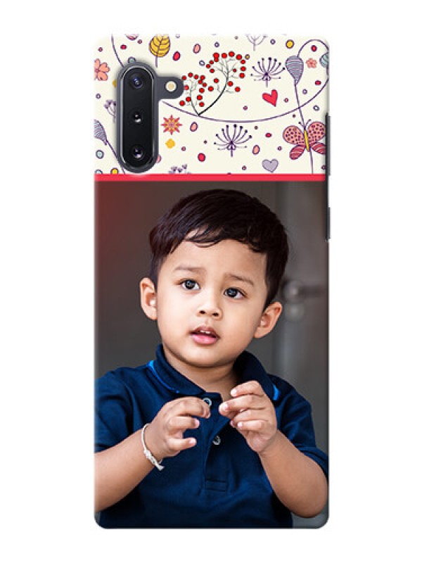 Custom Galaxy Note 10 phone back covers: Premium Floral Design