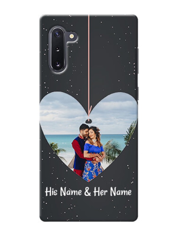 Custom Galaxy Note 10 custom phone cases: Hanging Heart Design