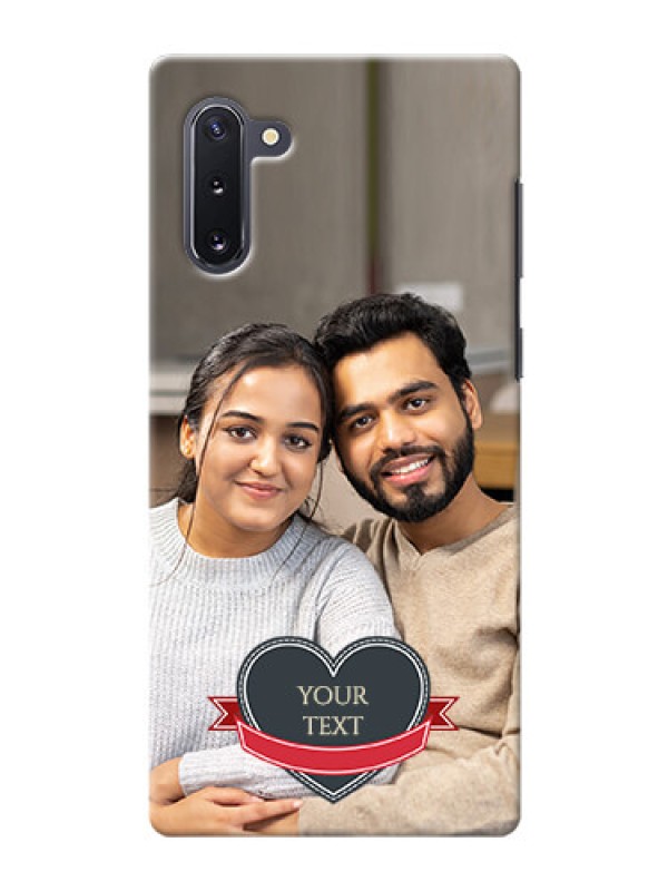 Custom Galaxy Note 10 mobile back covers online: Just Married Couple Design